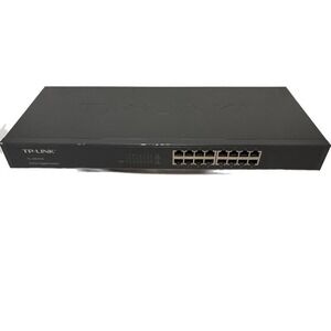 TP-Link TL-SG1016 16-Port Gigabit Desktop Rackmount Switch Black Ver 9.2